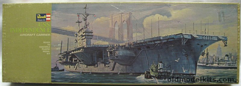 Revell 1/542 CV-62 USS Independence Aircraft Carrier, H359-400 plastic model kit